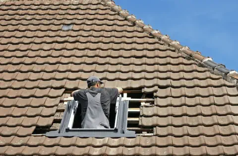 Pose de velux - Fons